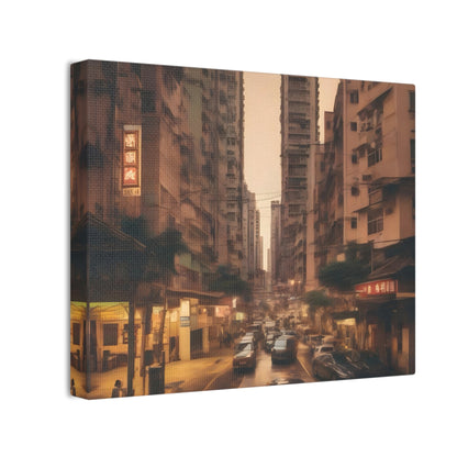 Hong Kong - Fading Lights | Captivating Urban Photography Print