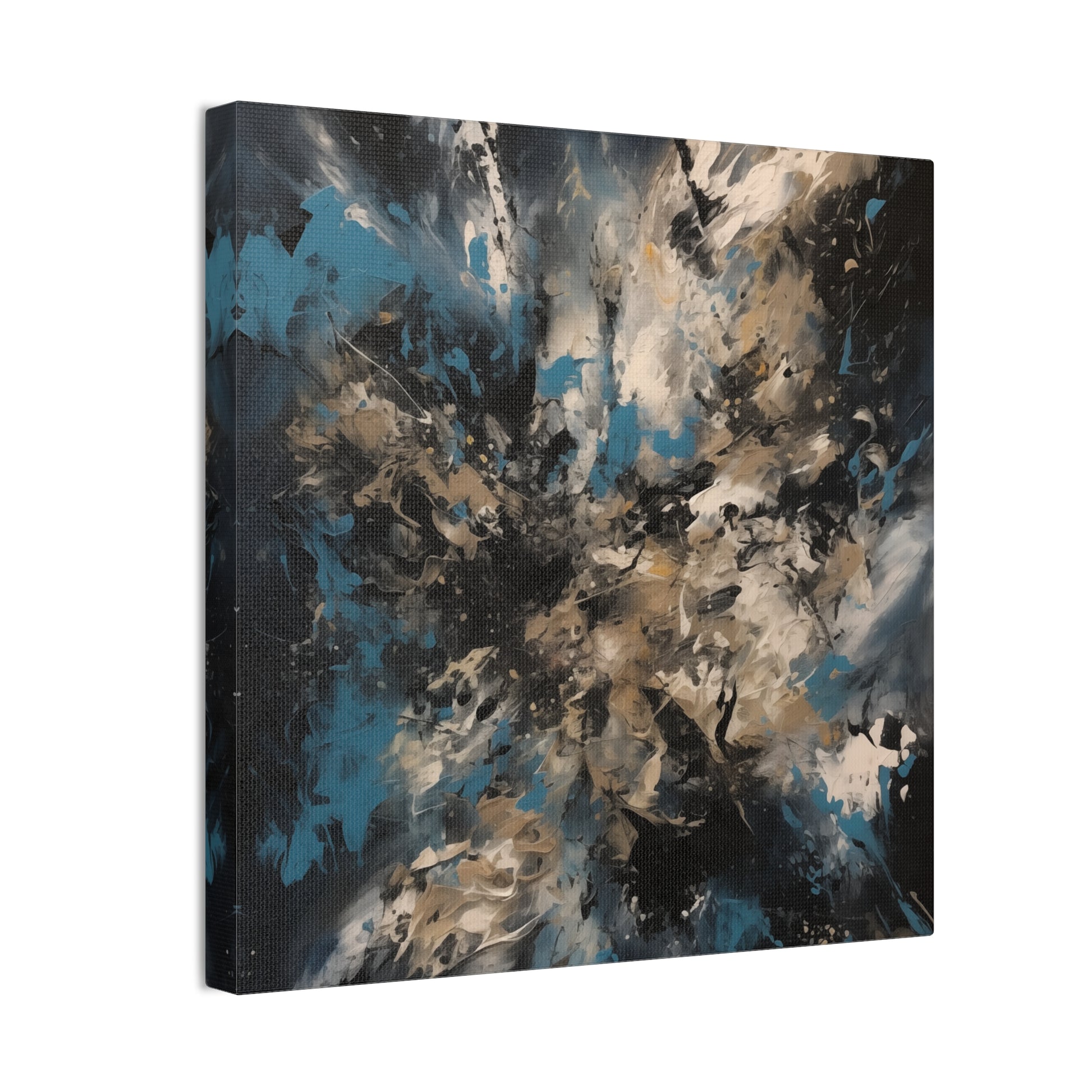 Mystic Melodies Wall Art - Expressive Abstract Oil Painting