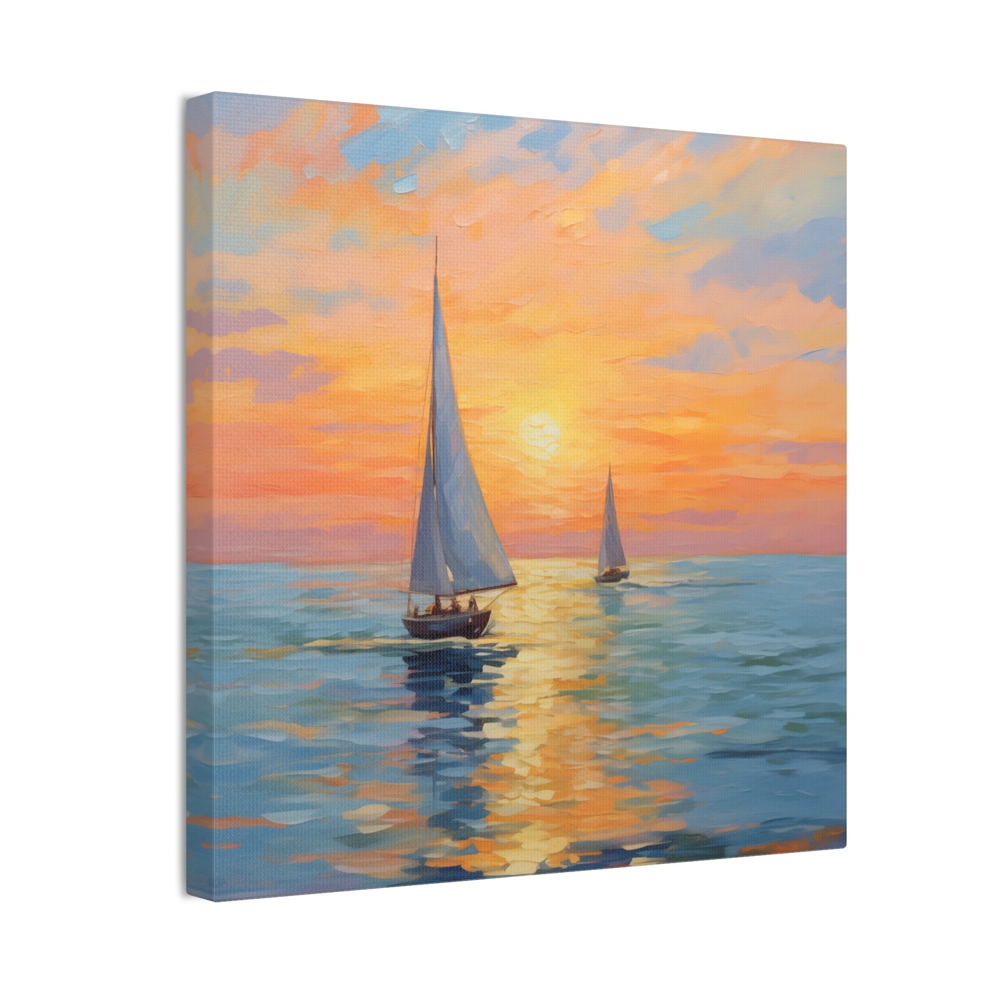 Floating Sailboats