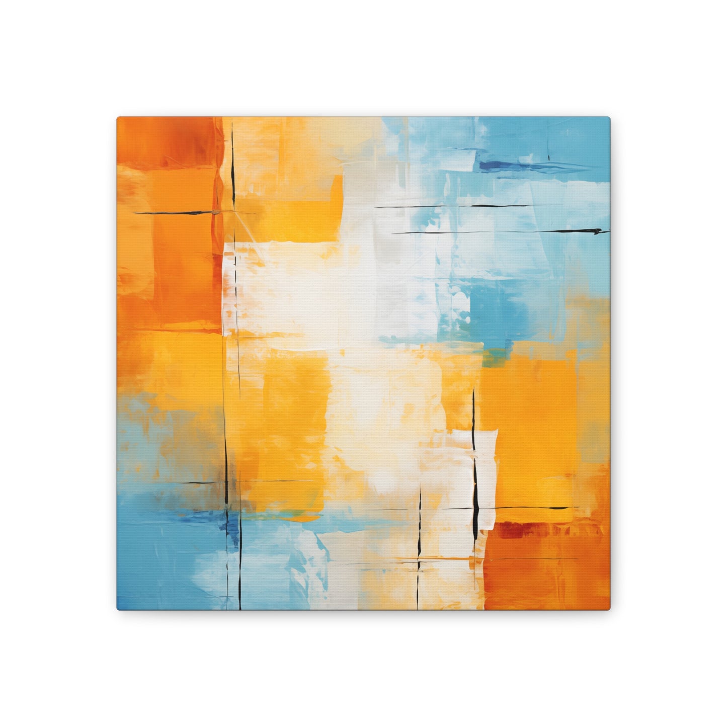 Color Symphony Canvas Art – Vibrant Abstract Painting 