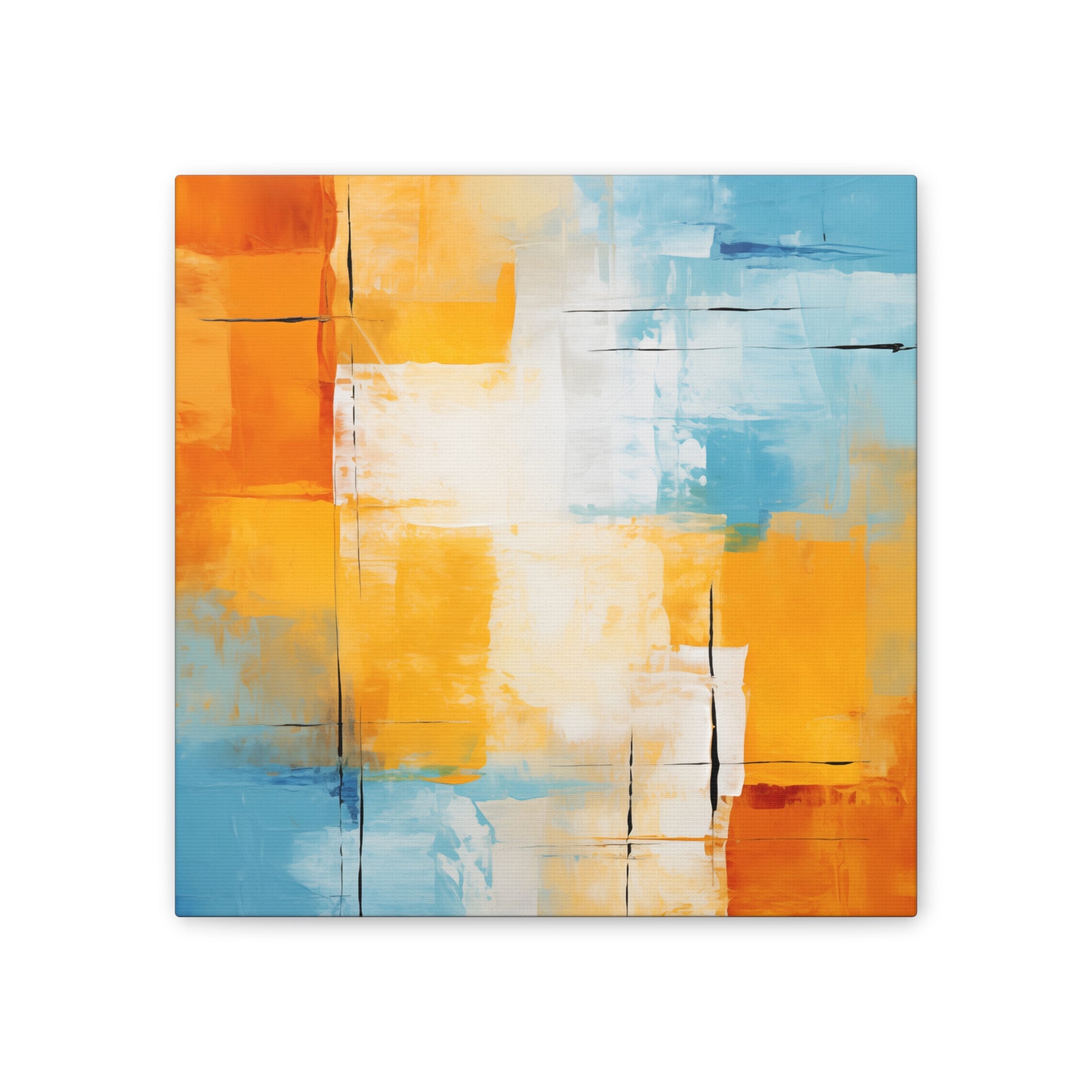 Color Symphony Canvas Art – Vibrant Abstract Painting 