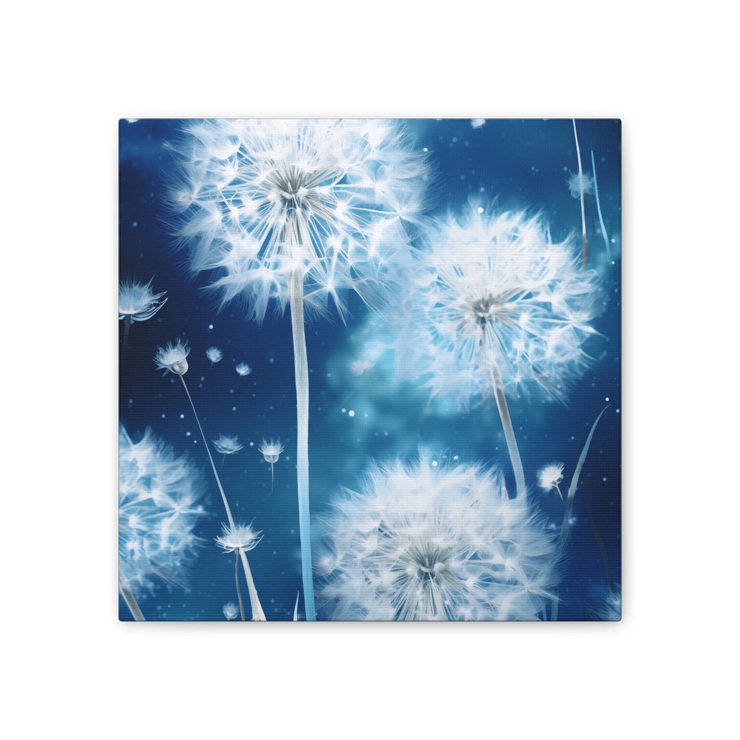 Nightscape Dandelion Wall Art - Enchanting Moonlit Beauty