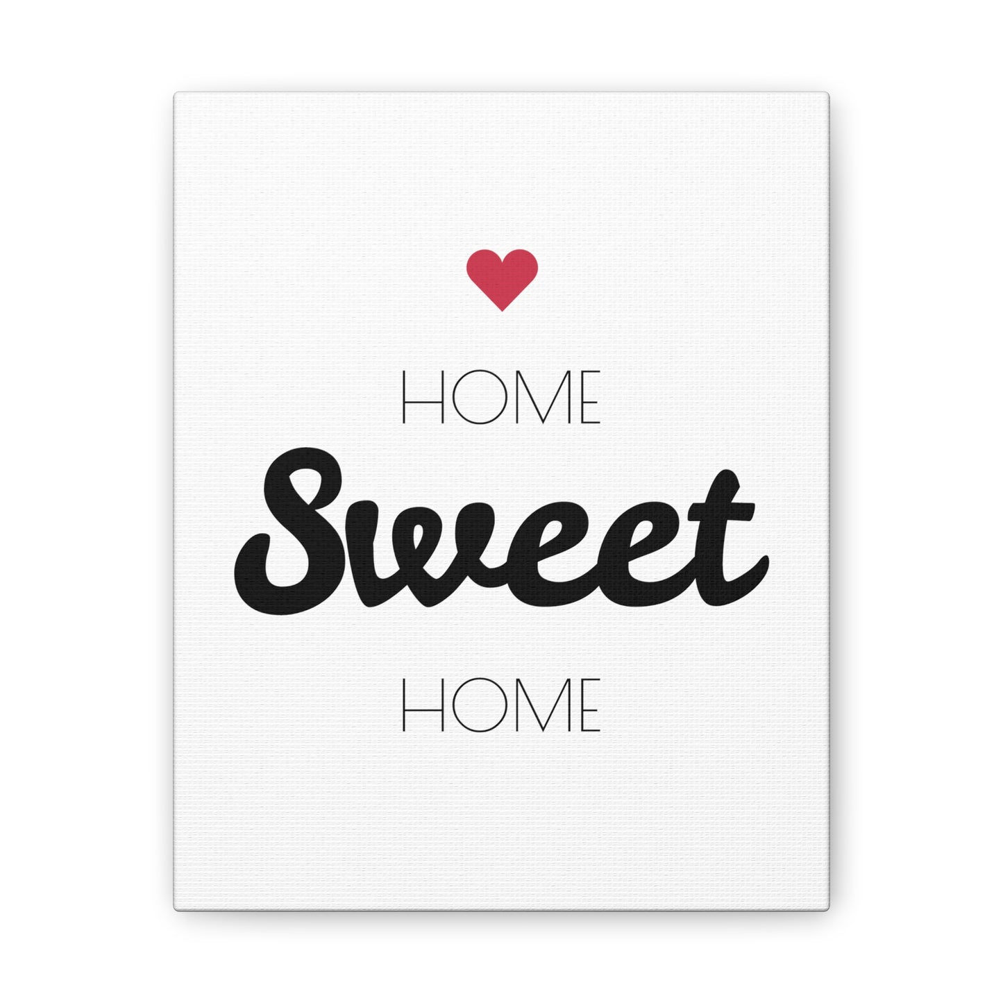 "Home Sweet Home Wall Art | Charming Alphabet Design