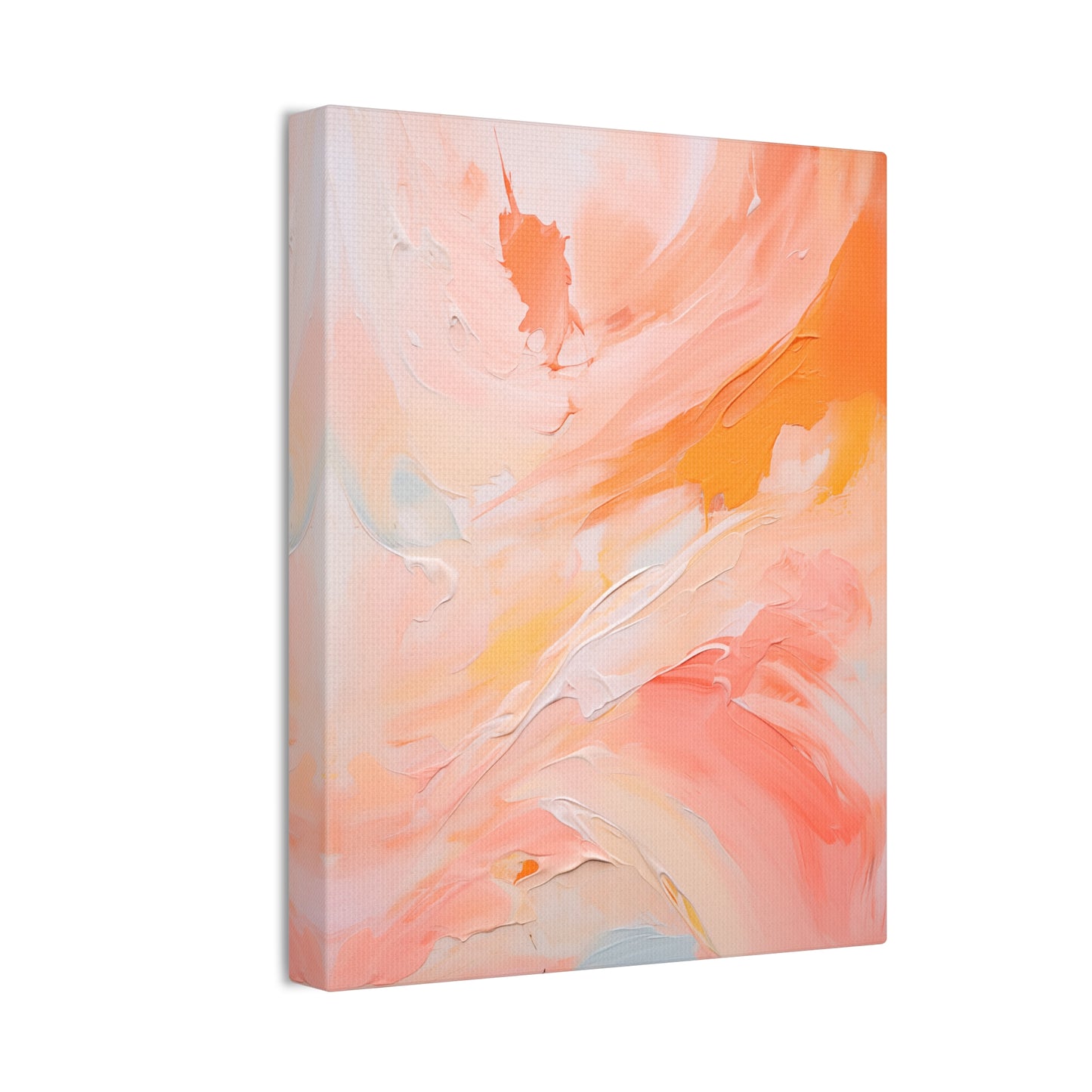 Peachy Blush Canvas Art – Delicate Beauty in 2024's Color