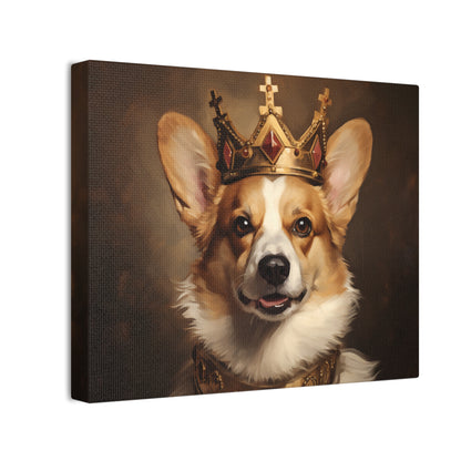 King Corgi Wall Art - Majestic & Cool Canine Décor