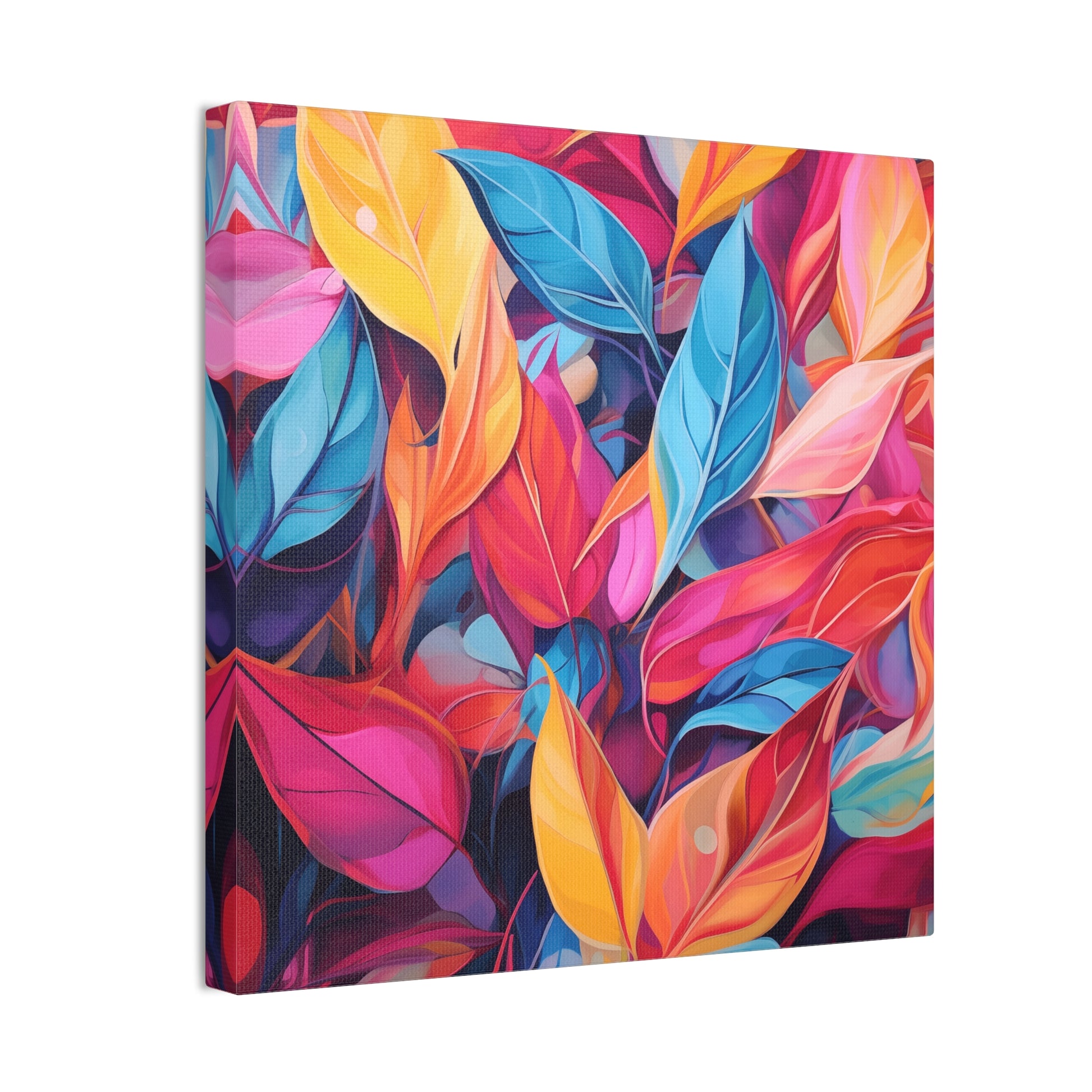 Autumn Kaleidoscope Canvas Print – A Vibrant Display of Fall Leaves