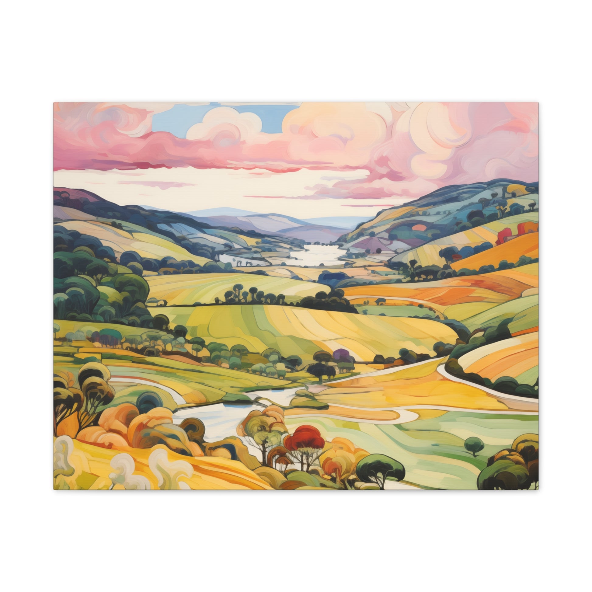 Fauvist Landscapes Canvas Art – Vibrant Countryside