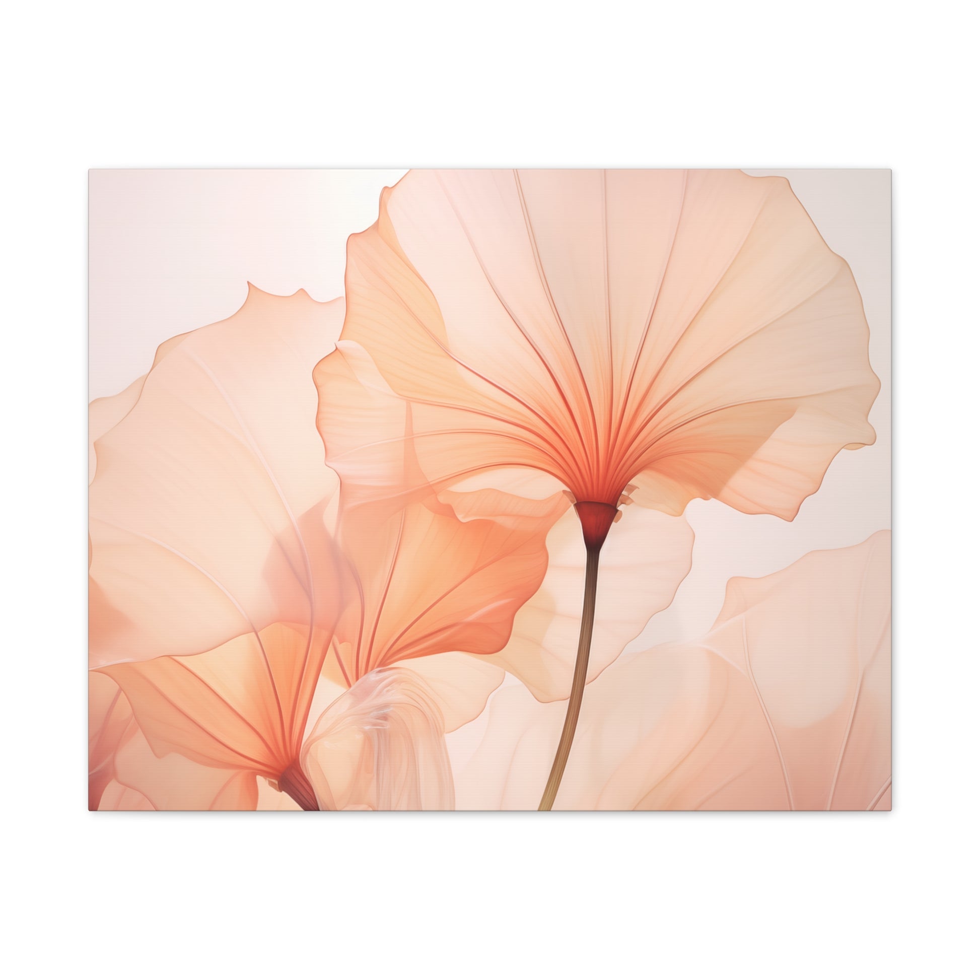 Peach Lotus Blossom Wall Art: 2024's Serene Peach Fuzz Hue