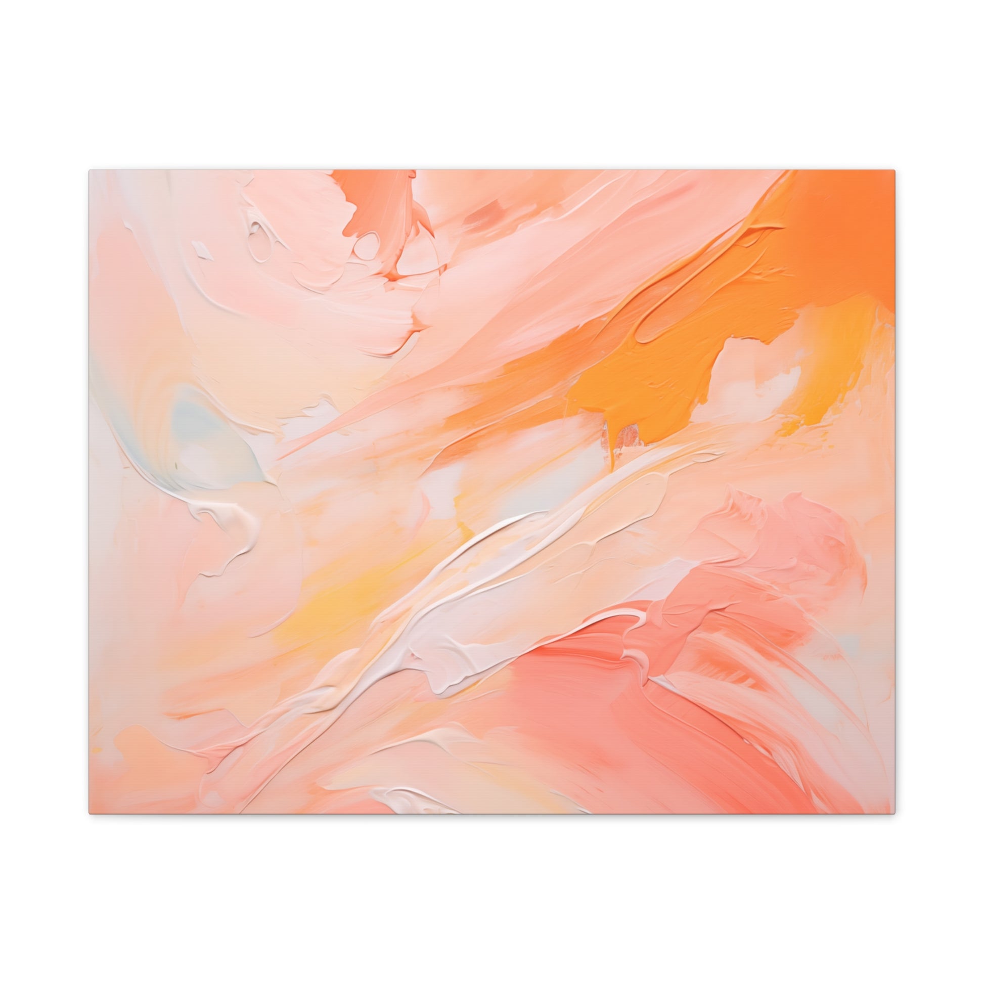 Peachy Blush Canvas Art – Delicate Beauty in 2024's Color