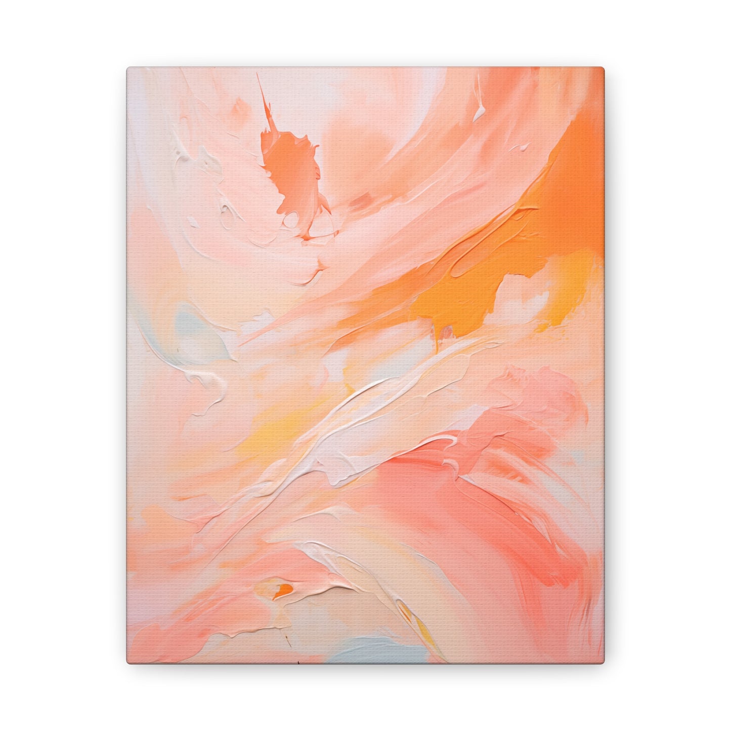 Peachy Blush Canvas Art – Delicate Beauty in 2024's Color