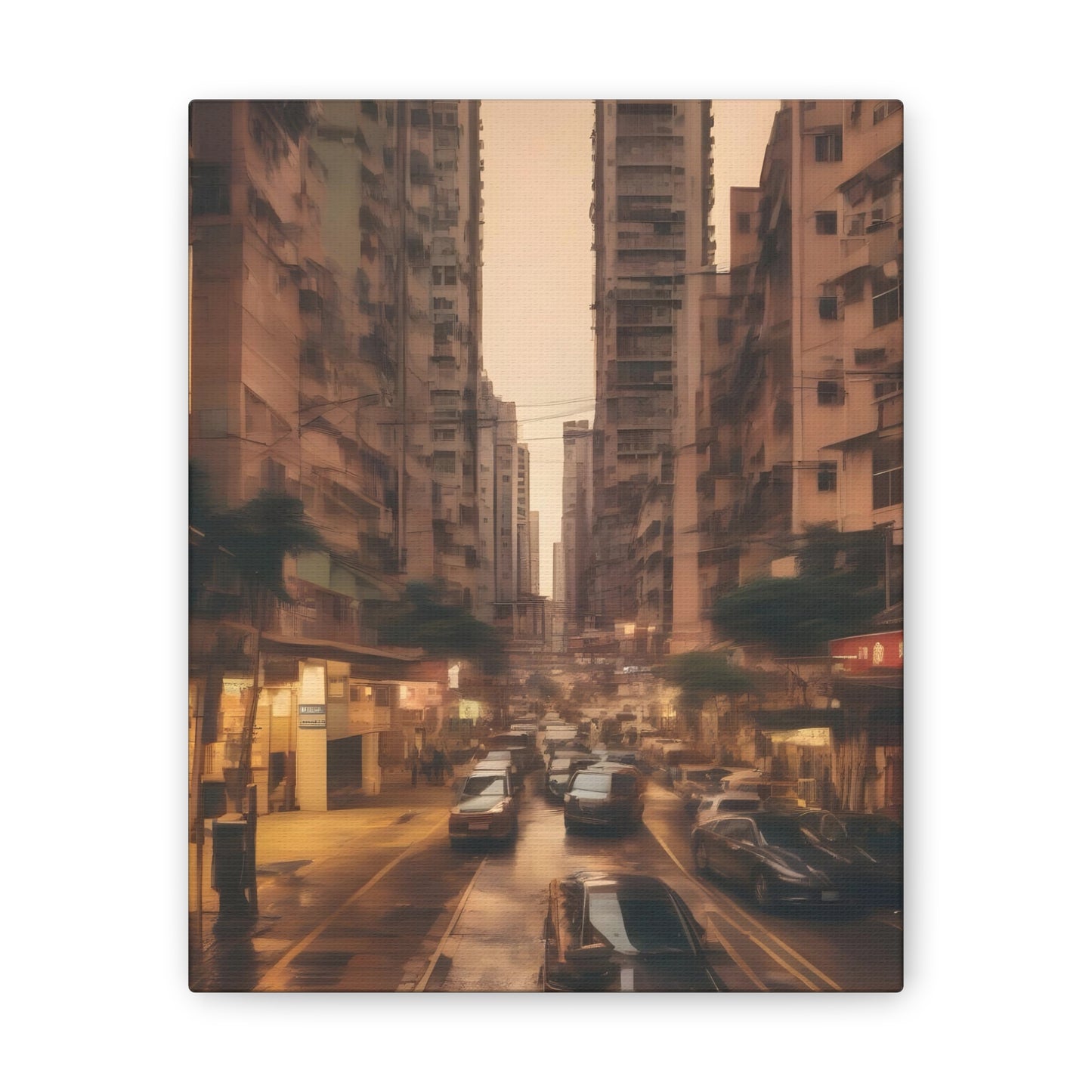 Hong Kong - Fading Lights | Captivating Urban Photography Print