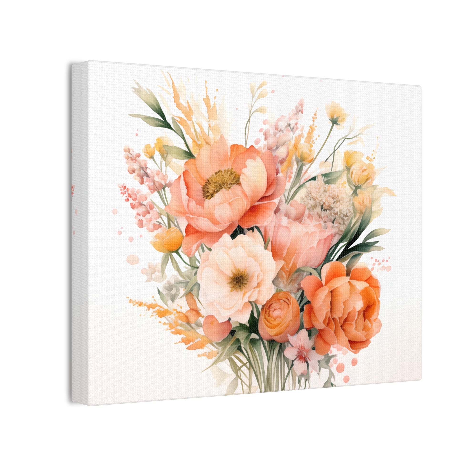 Blooming Peach Fuzz Canvas – Inspired by Pantone’s 2024 Color of the Year