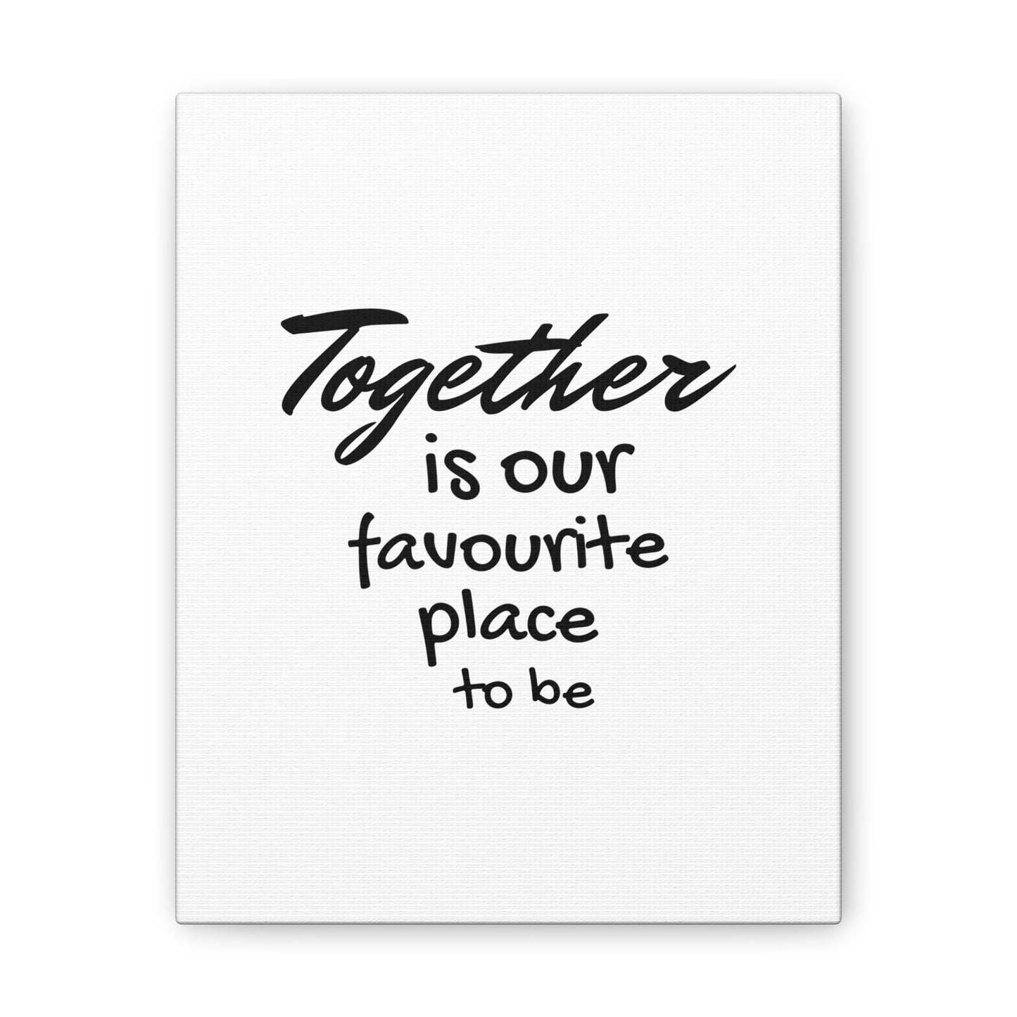 Together Wall Art - Charming Alphabet Design for Any Space