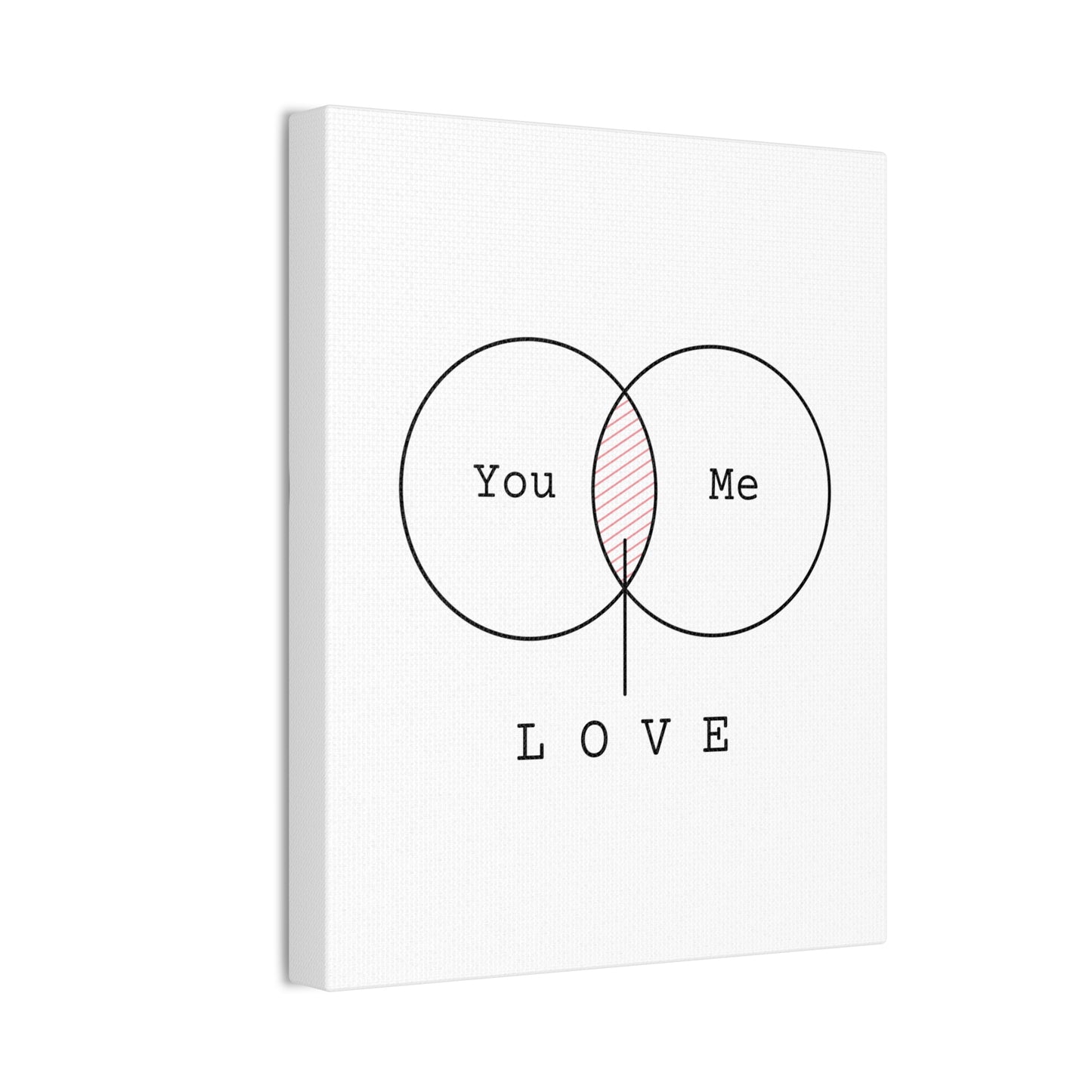 You & Me Wall Art: Simple Alphabet Design for a Charming Home