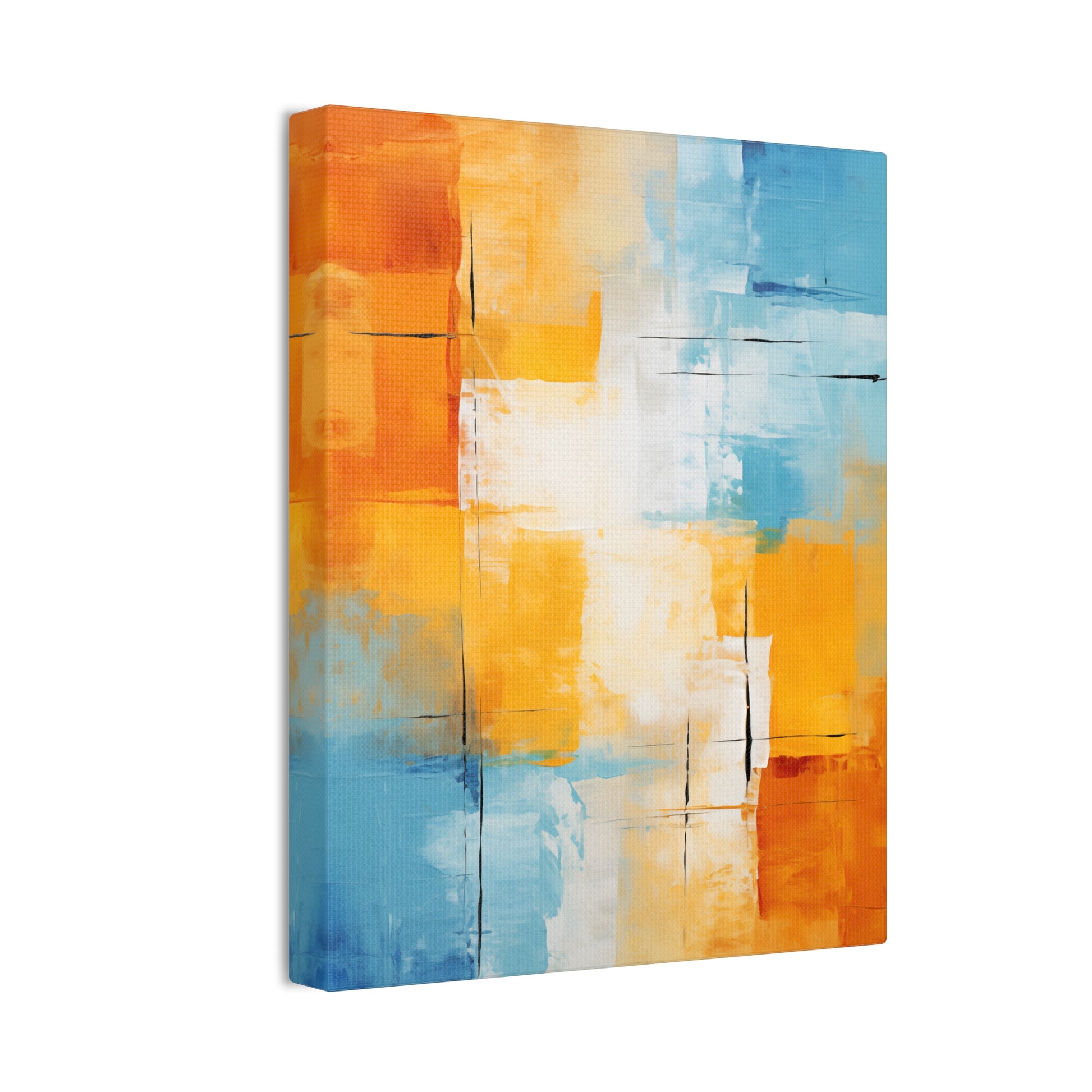 Color Symphony Canvas Art – Vibrant Abstract Painting 