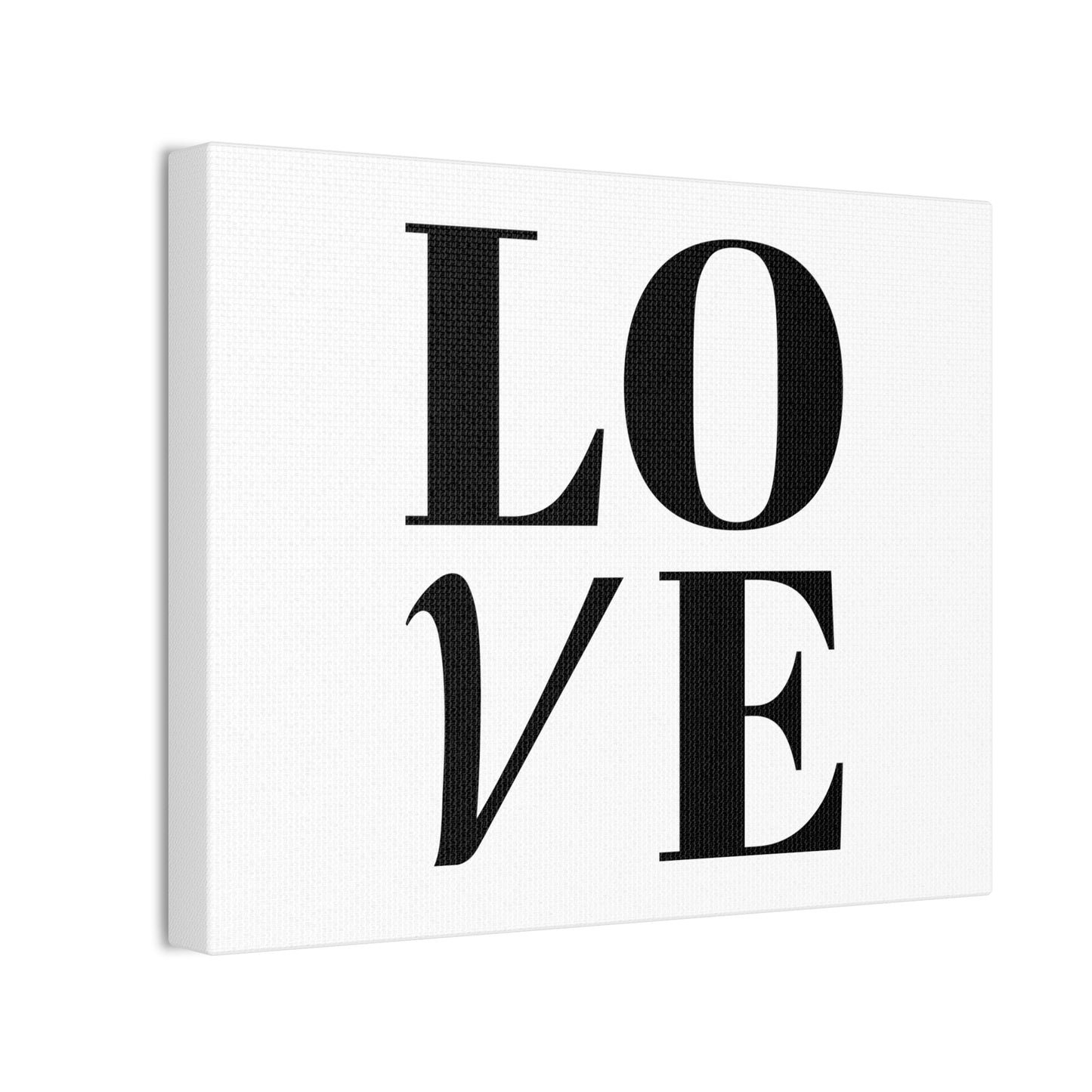 LOVE Wall Art - Minimalist Black & White Alphabet Décor