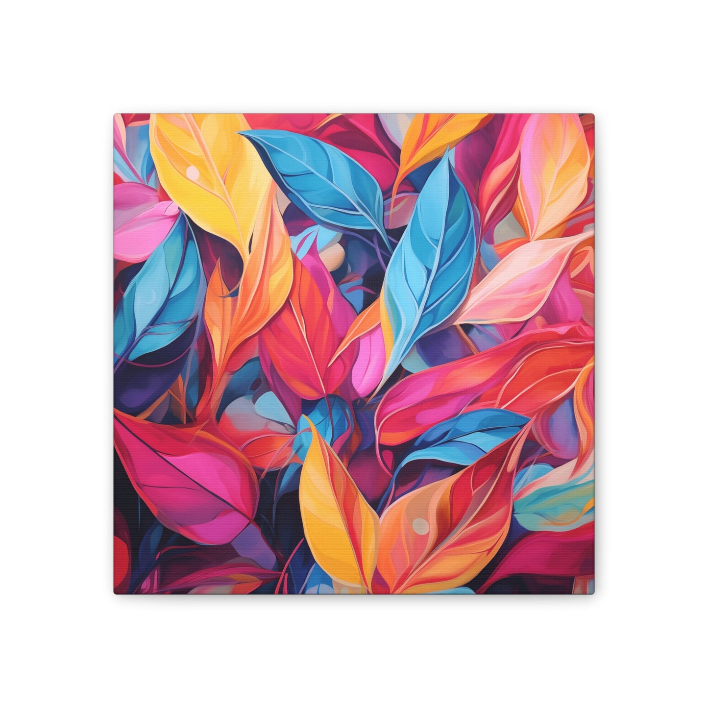 Autumn Kaleidoscope Canvas Print – A Vibrant Display of Fall Leaves