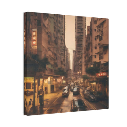 Hong Kong - Fading Lights | Captivating Urban Photography Print