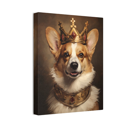 King Corgi Wall Art - Majestic & Cool Canine Décor