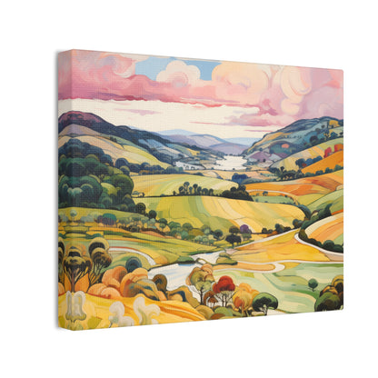 Fauvist Landscapes Canvas Art – Vibrant Countryside