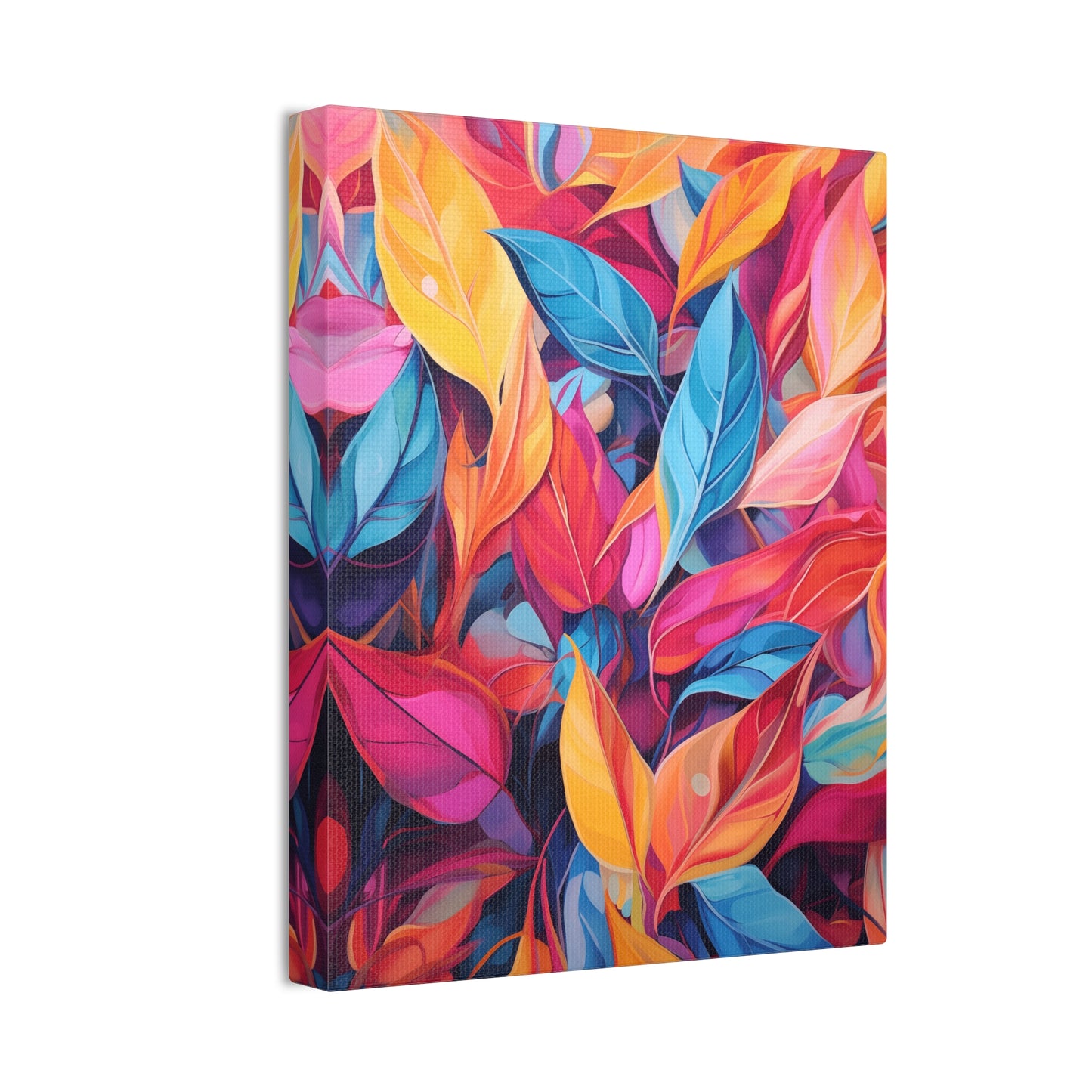 Autumn Kaleidoscope Canvas Print – A Vibrant Display of Fall Leaves