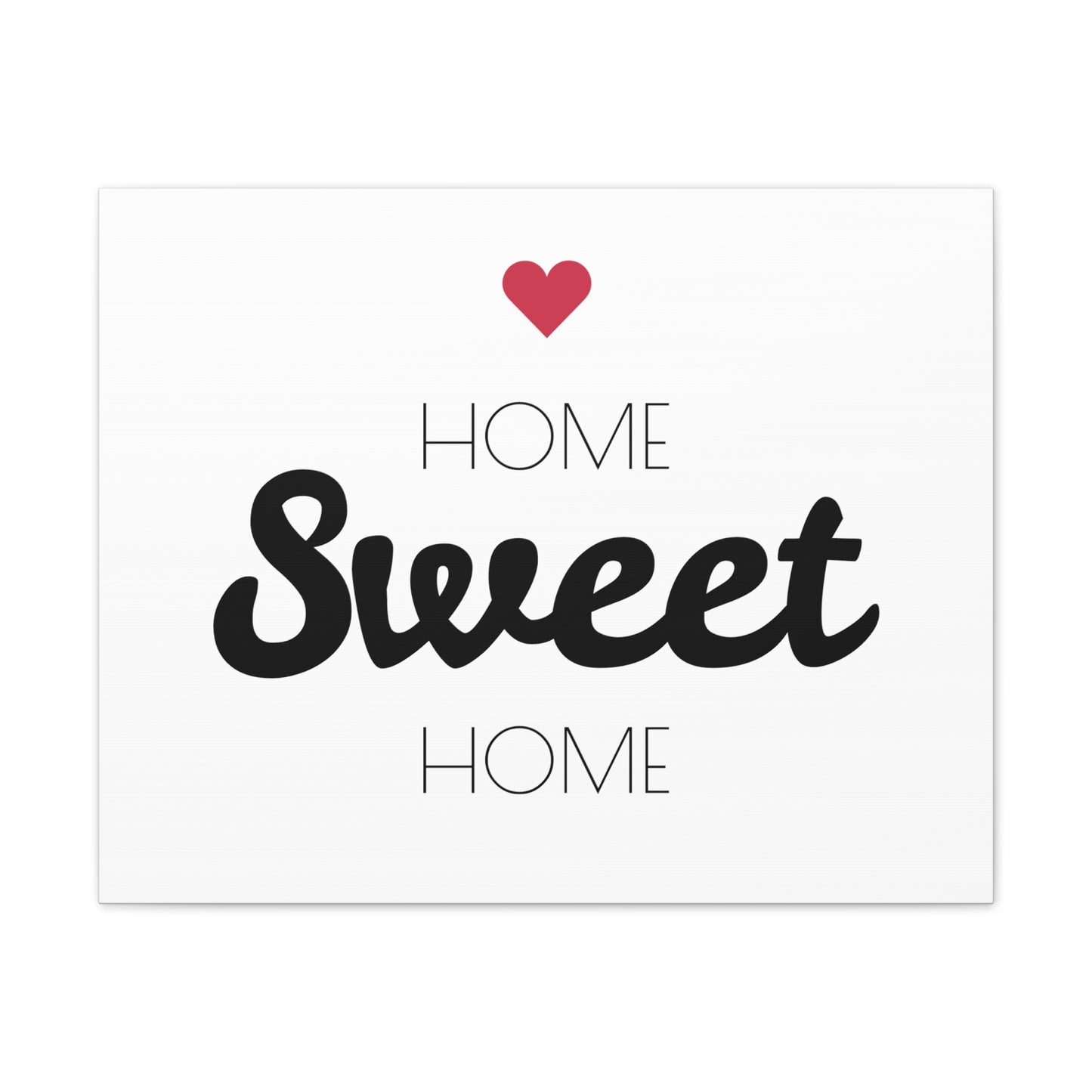 "Home Sweet Home Wall Art | Charming Alphabet Design