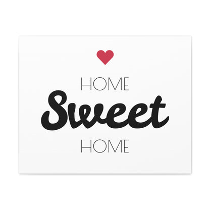 "Home Sweet Home Wall Art | Charming Alphabet Design