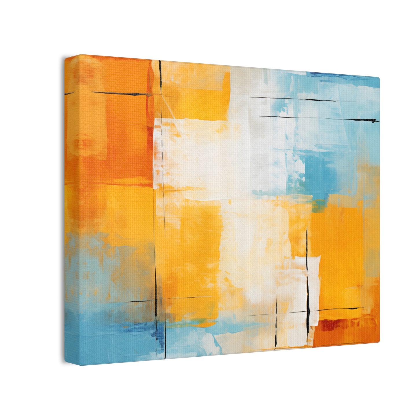 Color Symphony Canvas Art – Vibrant Abstract Painting 