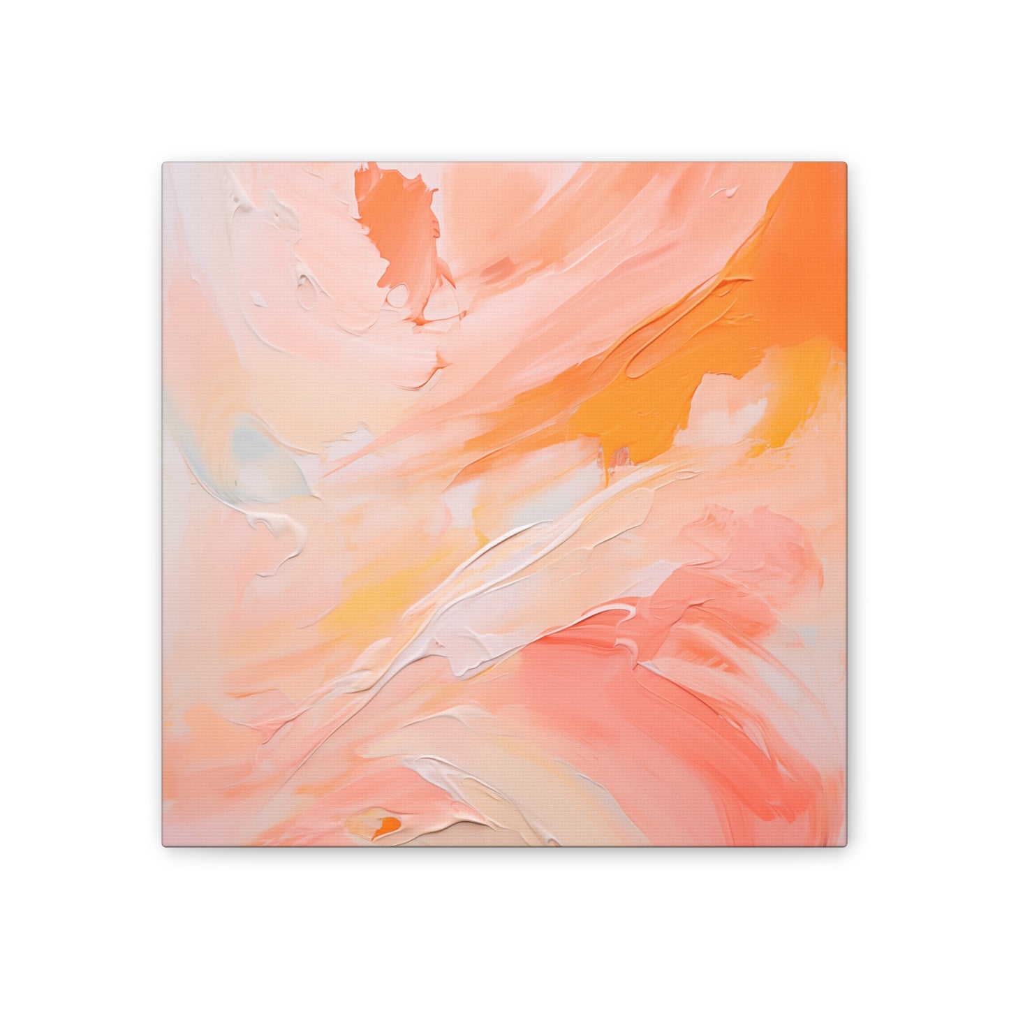 Peachy Blush Canvas Art – Delicate Beauty in 2024's Color