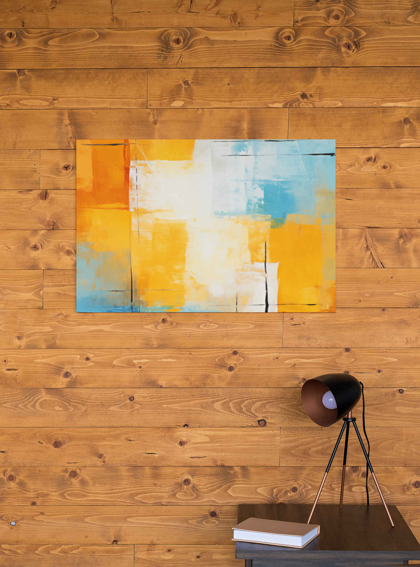 Color Symphony Canvas Art – Vibrant Abstract Painting 