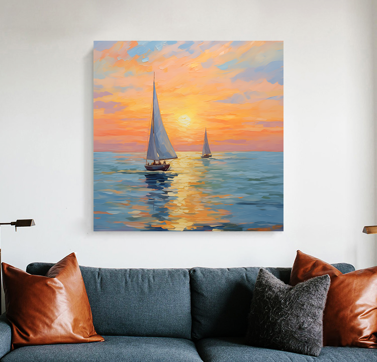 Floating Sailboats