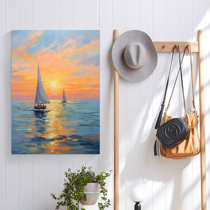 Floating Sailboats