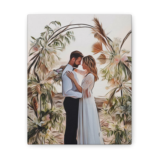 Personalized Canvas in Oil Painting Style - Perfect Gift for Any Occasion