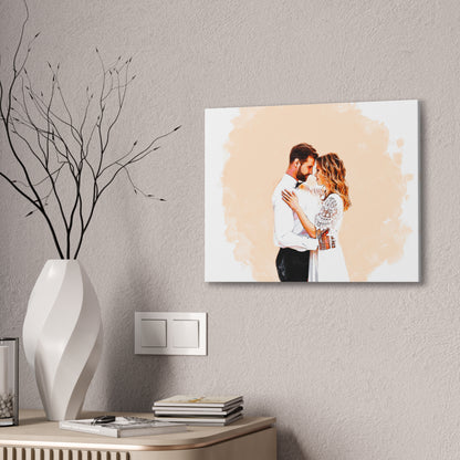 Personalized Watercolor Canvas - Unique Gift for Any Occasion