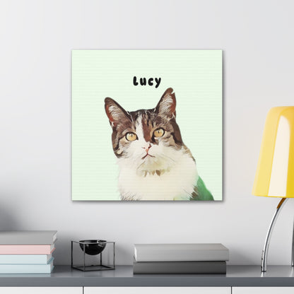 Personalized Pet Canvas Art - Immortalize Your Furry Companion