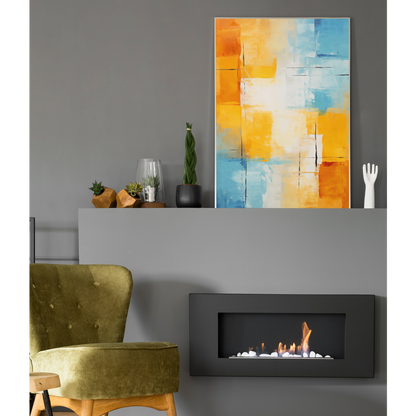 Color Symphony Canvas Art – Vibrant Abstract Painting 